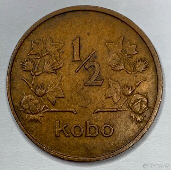 (M.2022.132.) Predám 1/2 kobo 1973 Nigéria